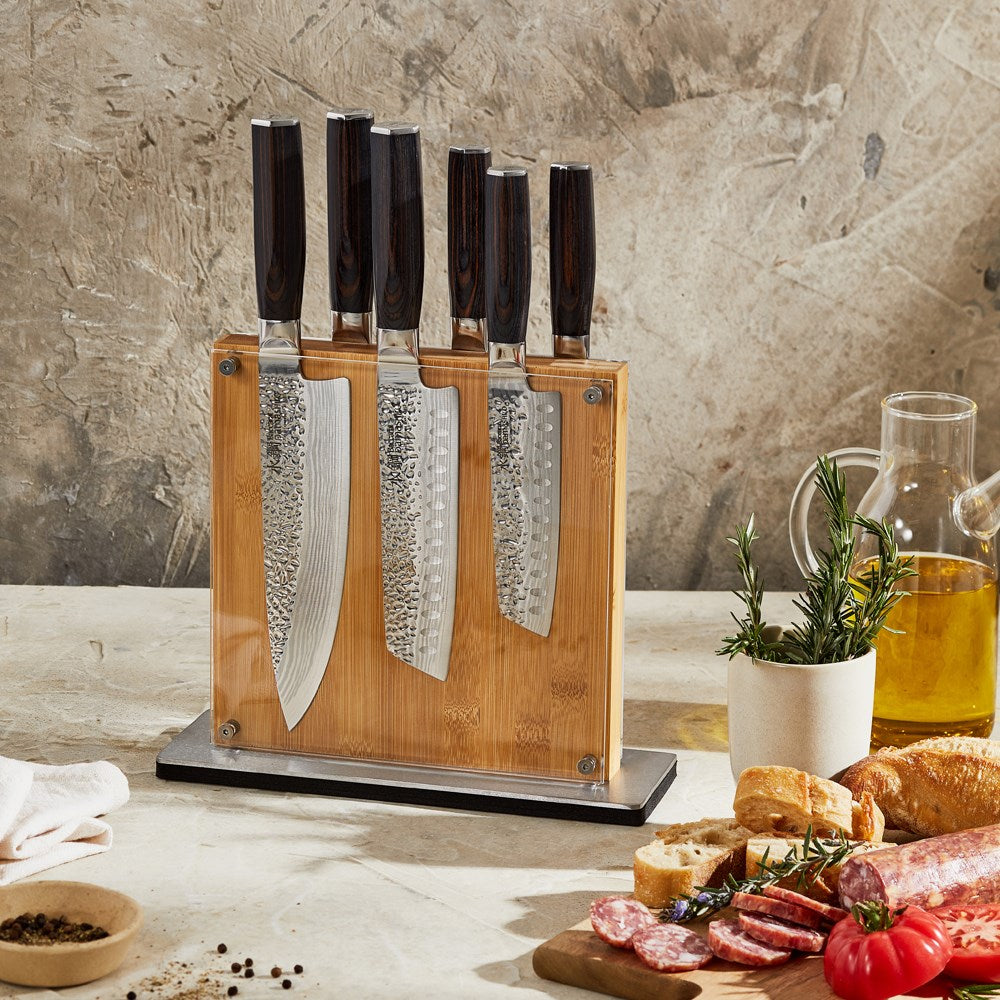 Personalisation For Baccarat Damashiro EMPEROR Shi Knife Block 7 Piece