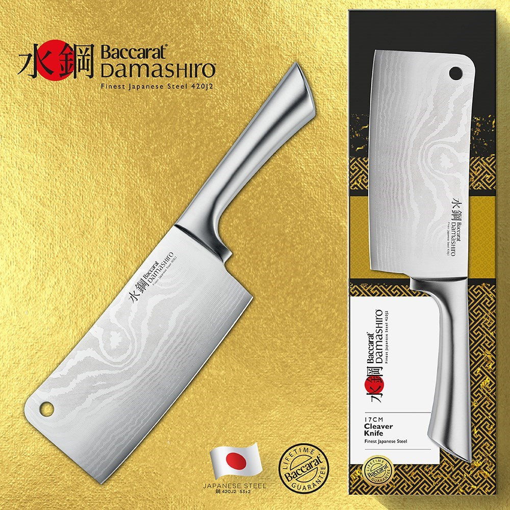 Baccarat Damashiro Cleaver Knife 17cm The Grill Master