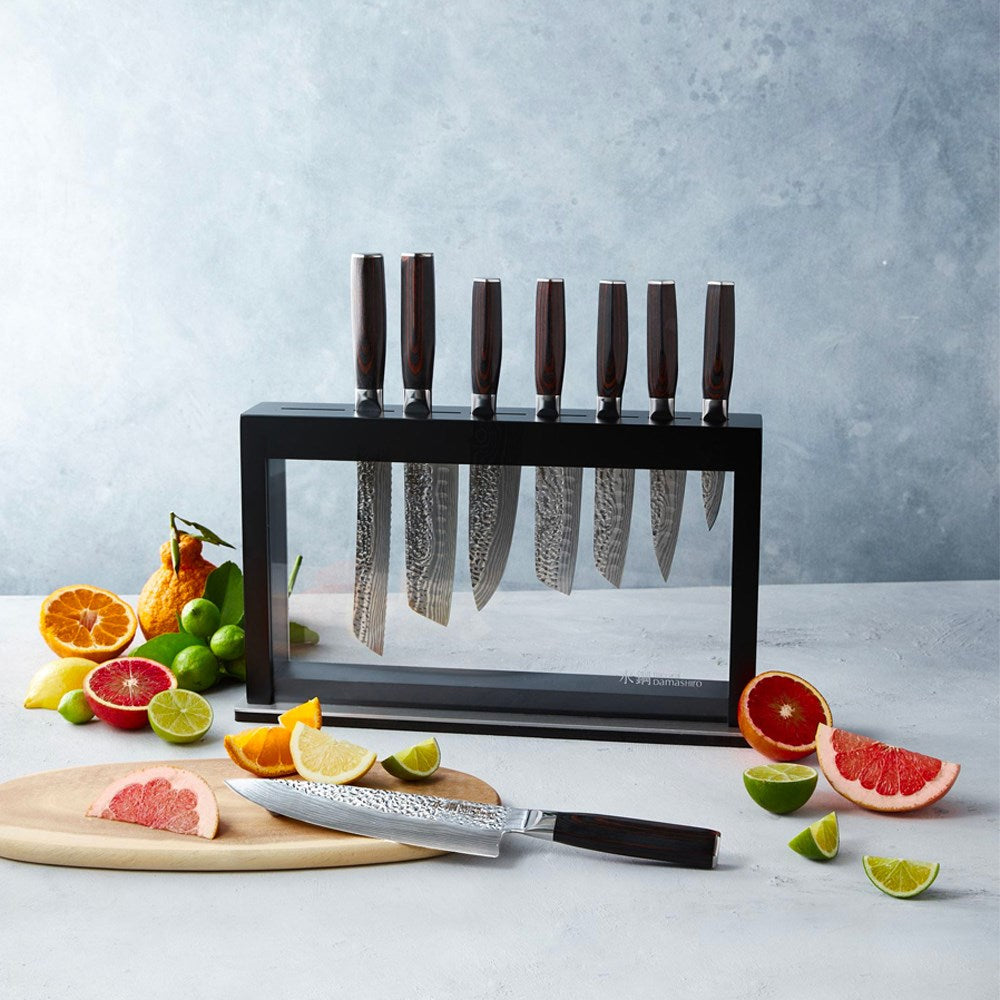 Personalisation For Baccarat Damashiro EMPEROR Hisa 9 Piece Knife Block