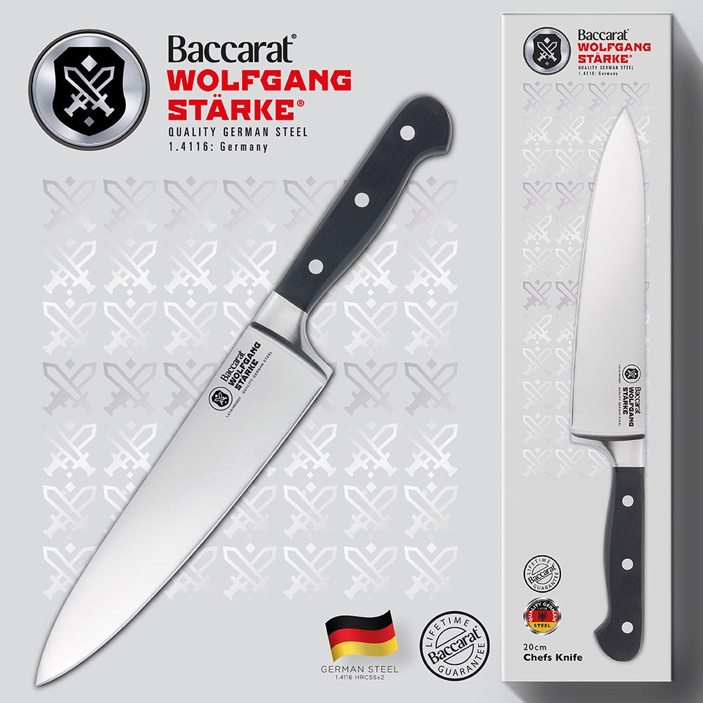 Baccarat WOLFGANG STARKE Stainless Steel Chefs Knife 20cm