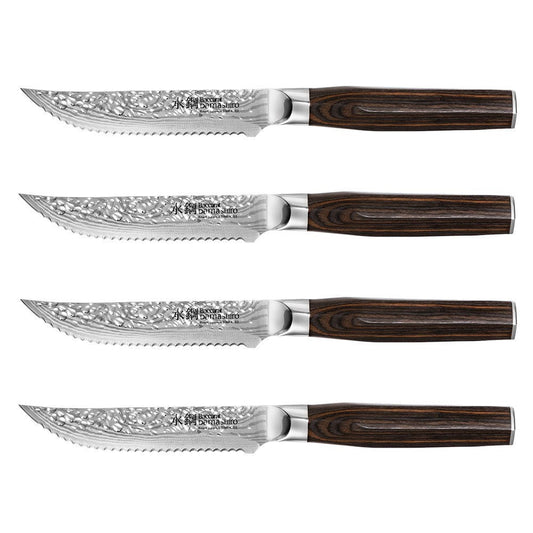 Baccarat Damashiro EMPEROR Japanese Steel 4 Piece Steak Knife Set