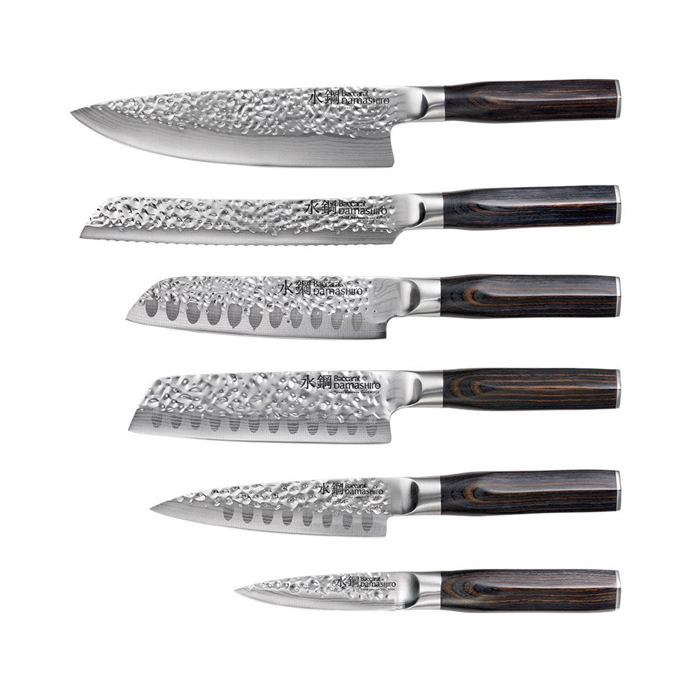 Personalisation For Baccarat Damashiro EMPEROR Mokuzai 7 Piece Knife Block