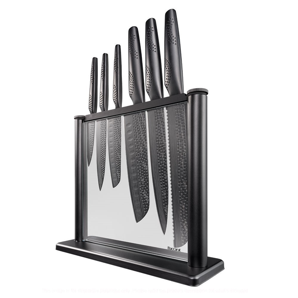 Personalisation For Baccarat iD3 Black Samurai Gozen Knife Block 7 Piece