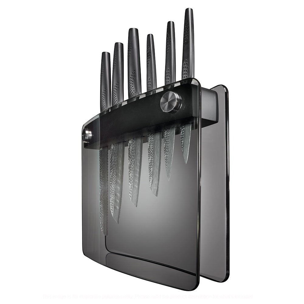 Personalisation For Baccarat iD3 Black Samurai Sakai Knife Block 7 Piece