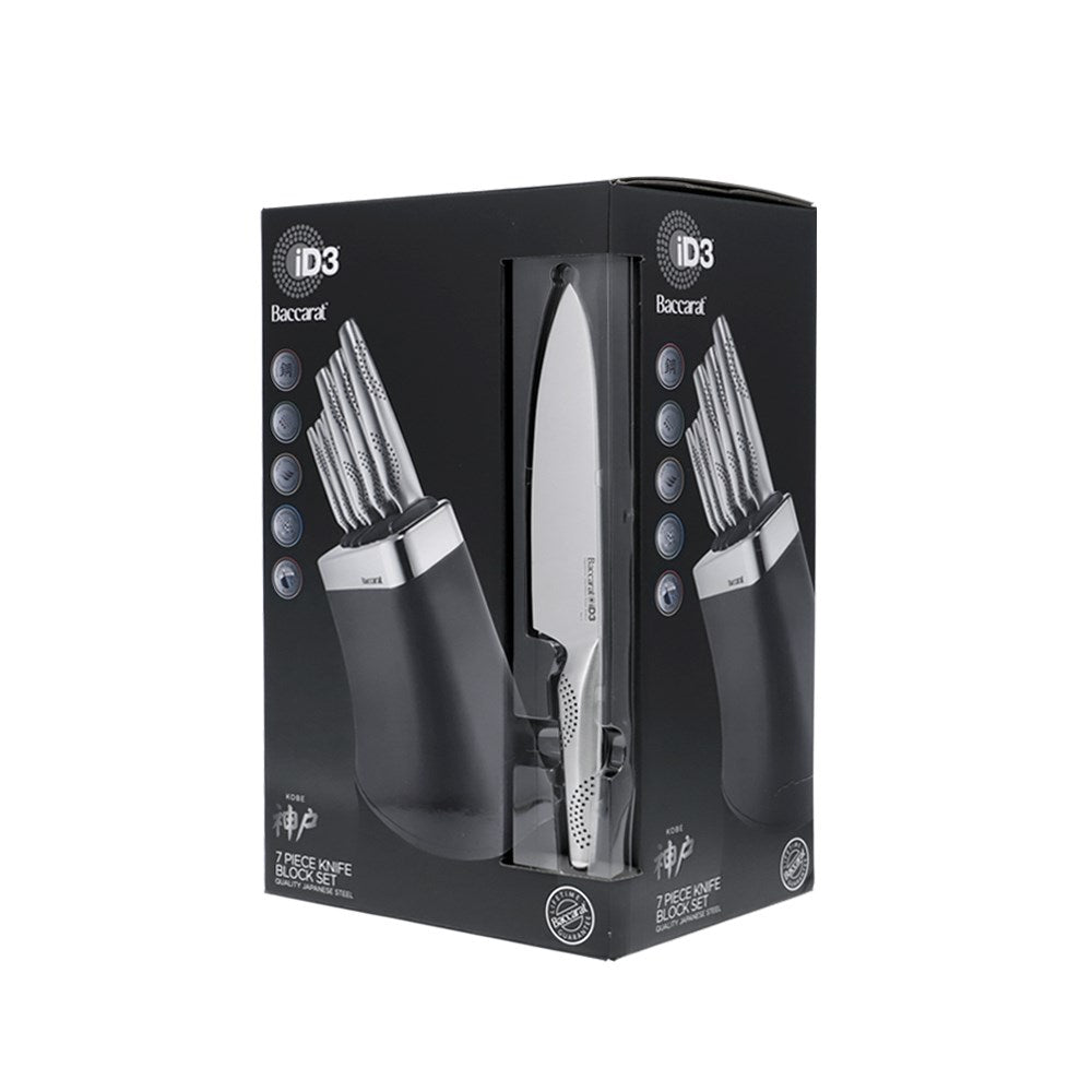 Baccarat iD3 Kobe Knife Block 7 Piece