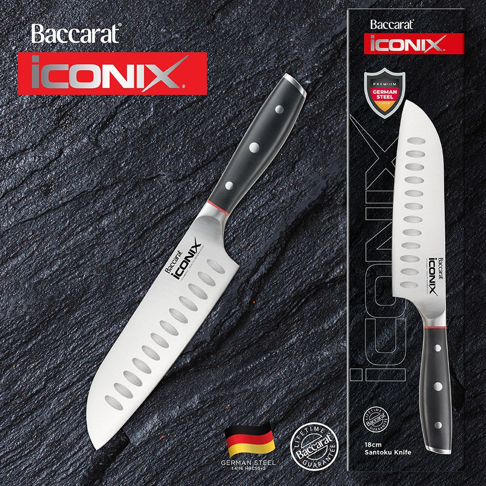 Personalisation For Baccarat iconiX Santoku Knife 18cm