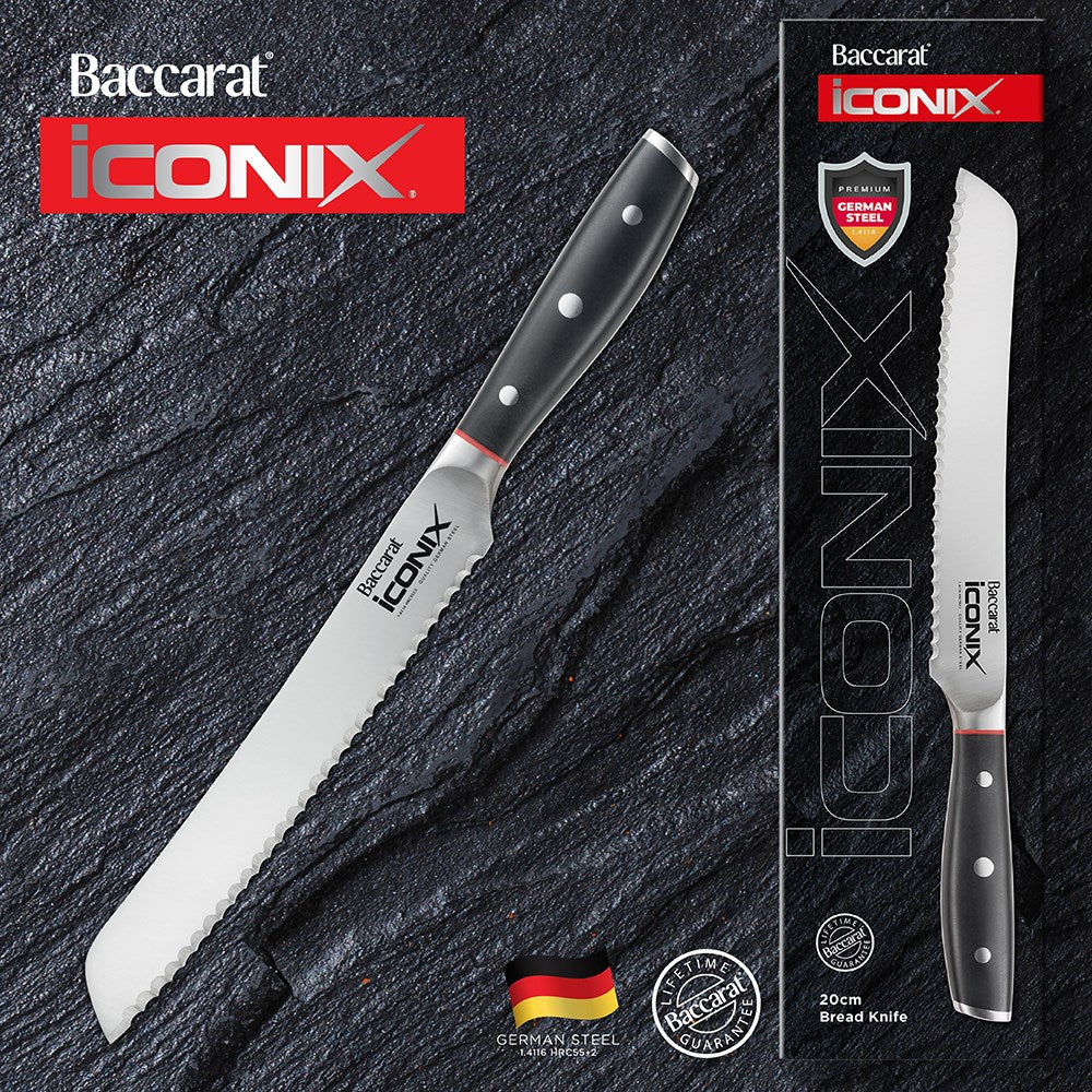 Personalisation For Baccarat iconiX Bread Knife 20cm