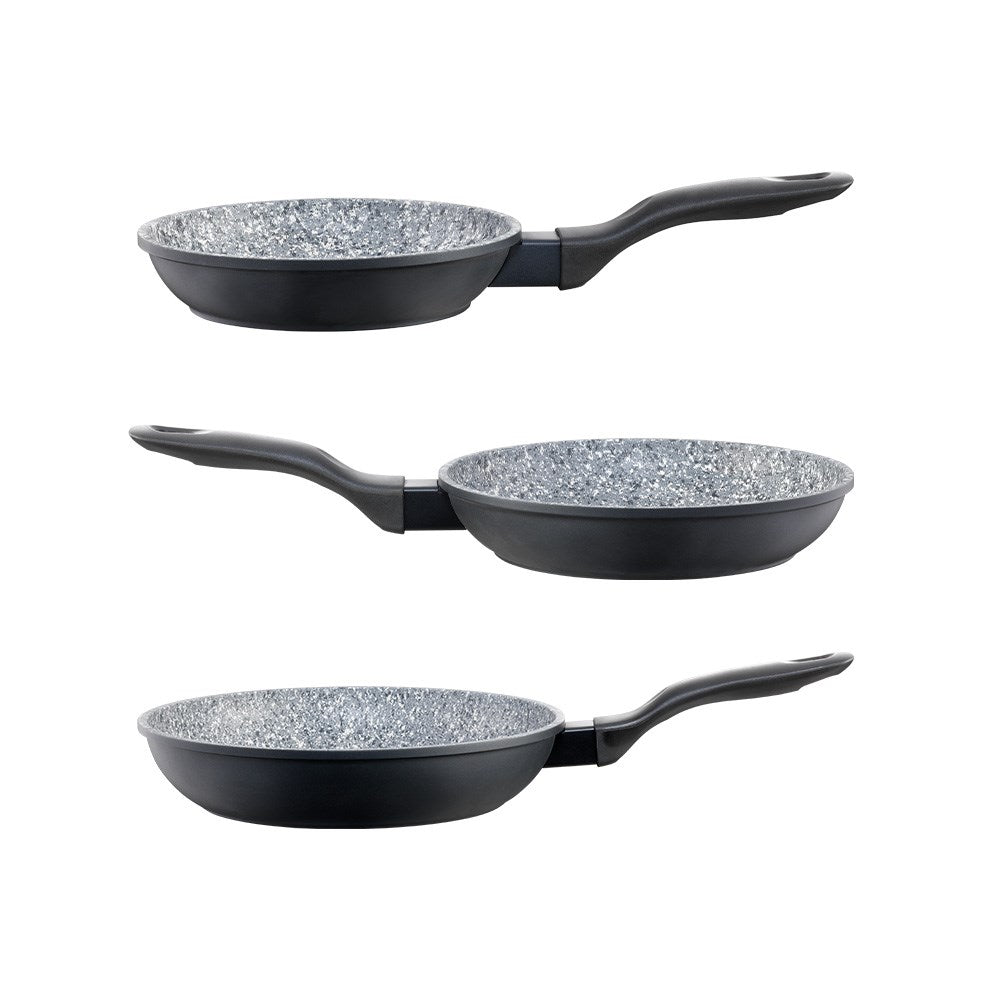 Baccarat STONEX2 Non Stick Frypan Tri Pack 20cm, 24cm & 28cm