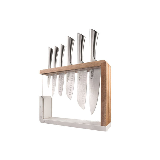 Baccarat Damashiro Kya 7 Piece Knife Block