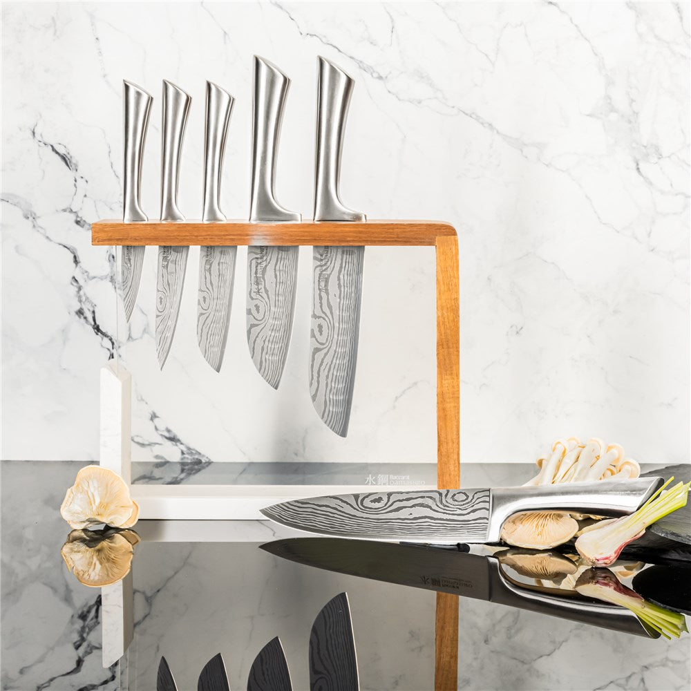 Baccarat Damashiro Kya 7 Piece Knife Block