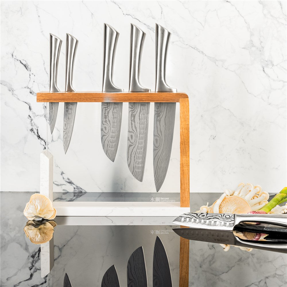 Baccarat Damashiro Kya 7 Piece Knife Block