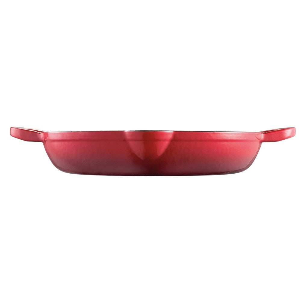 Baccarat Le Connoisseur Cast Iron Round Grill Pan Red