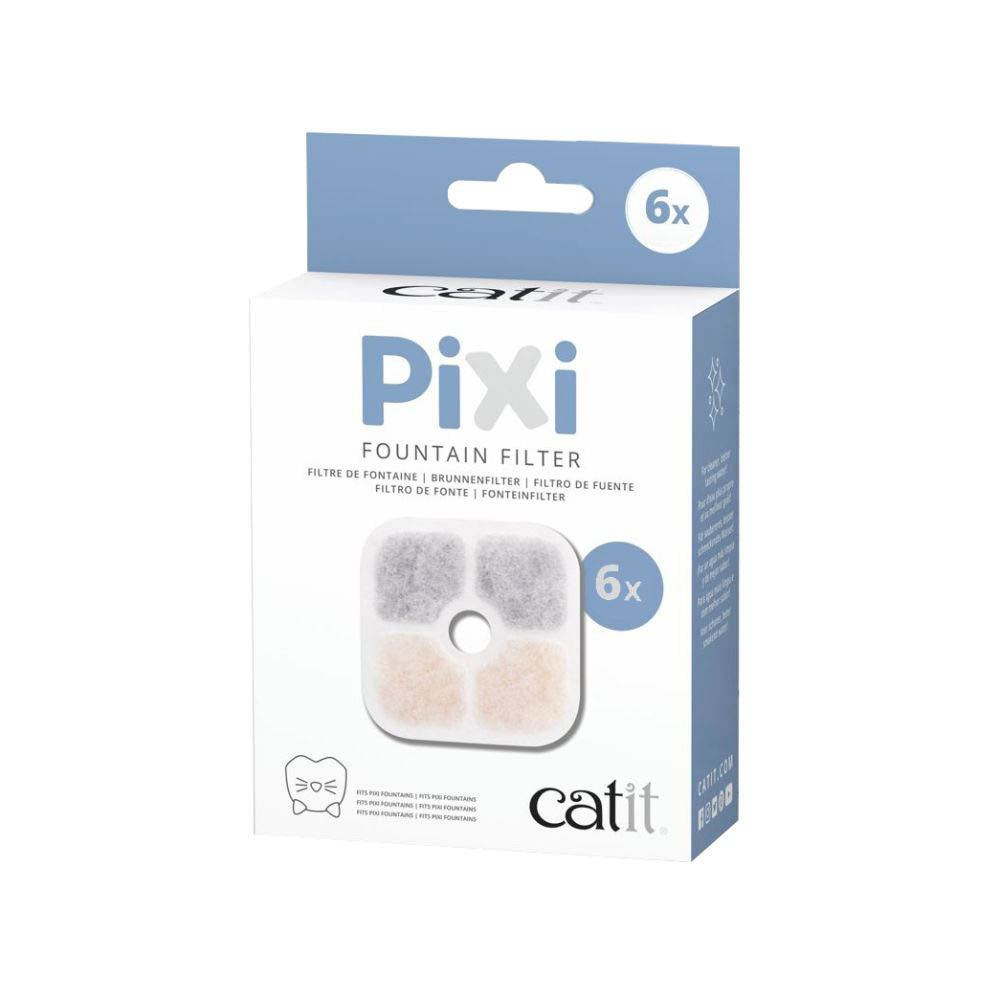 Catit Pixi Cat Fountain Filter Cartridge 6 Pack