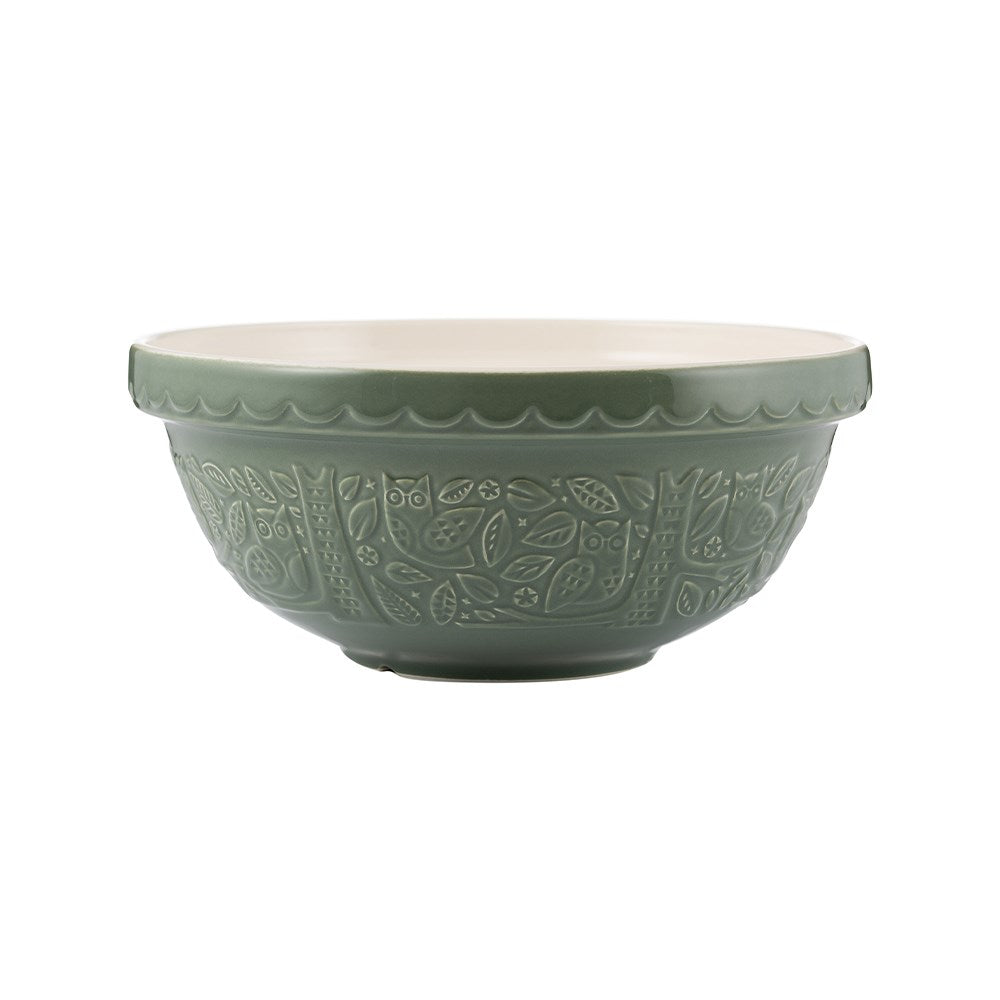 Mason Cash In The Forest Owl Mixing Bowl 26cm Green