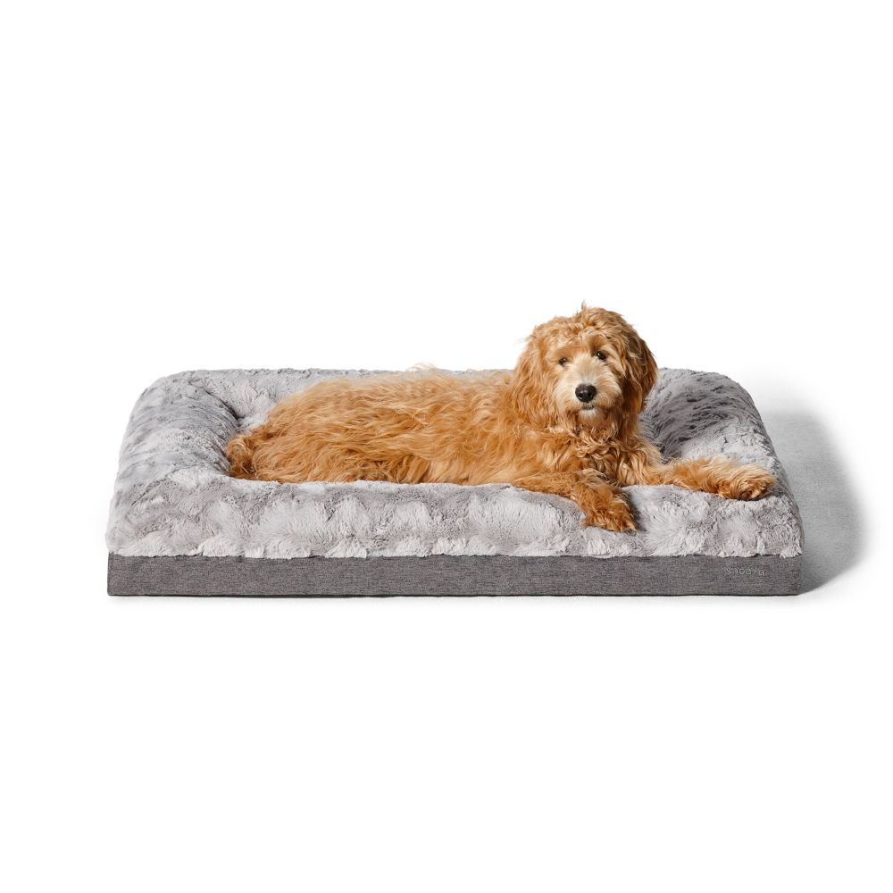 Snooza Ultra Comfort Lounge Frost Grey Dog Bed