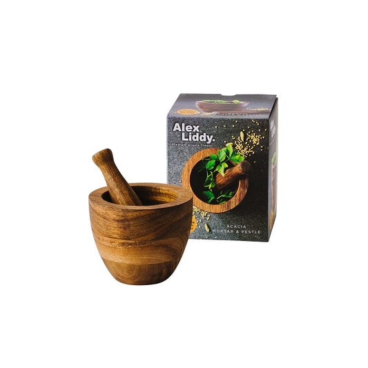 Alex Liddy Acacia Mortar & Pestle