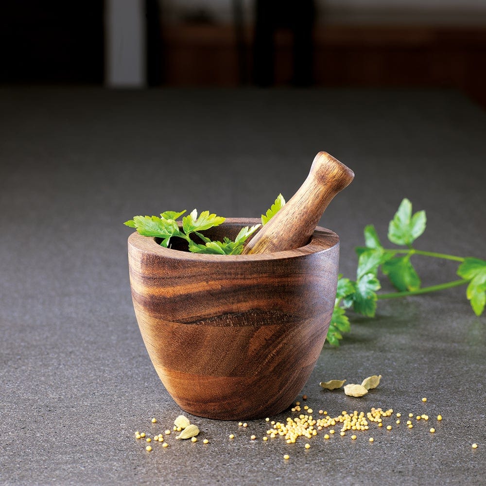 Alex Liddy Acacia Mortar & Pestle