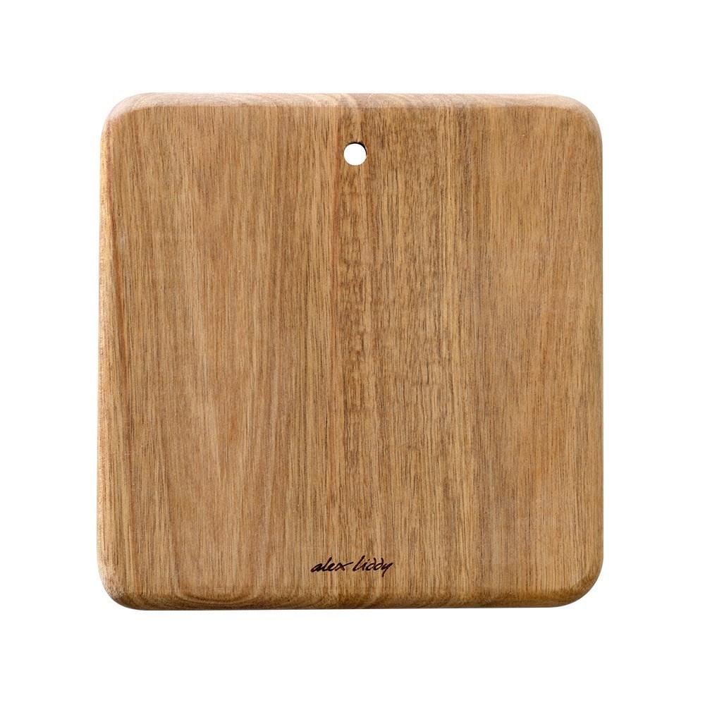 Alex Liddy Acacia Wood Mini Square Serving Board 19 x 19cm