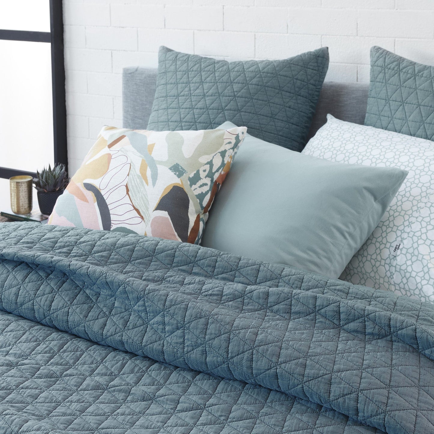 Alex Liddy Edit Triangle Quilted Coverlet