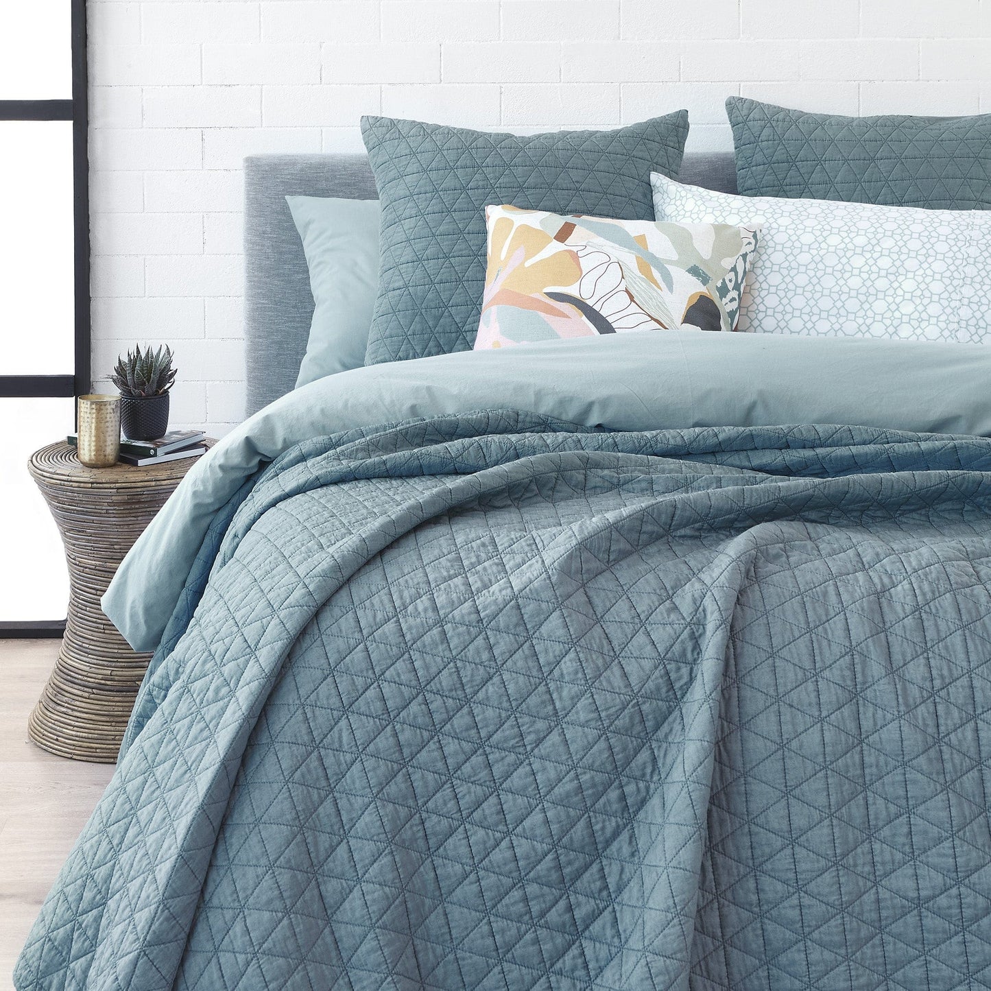 Alex Liddy Edit Triangle Quilted Coverlet