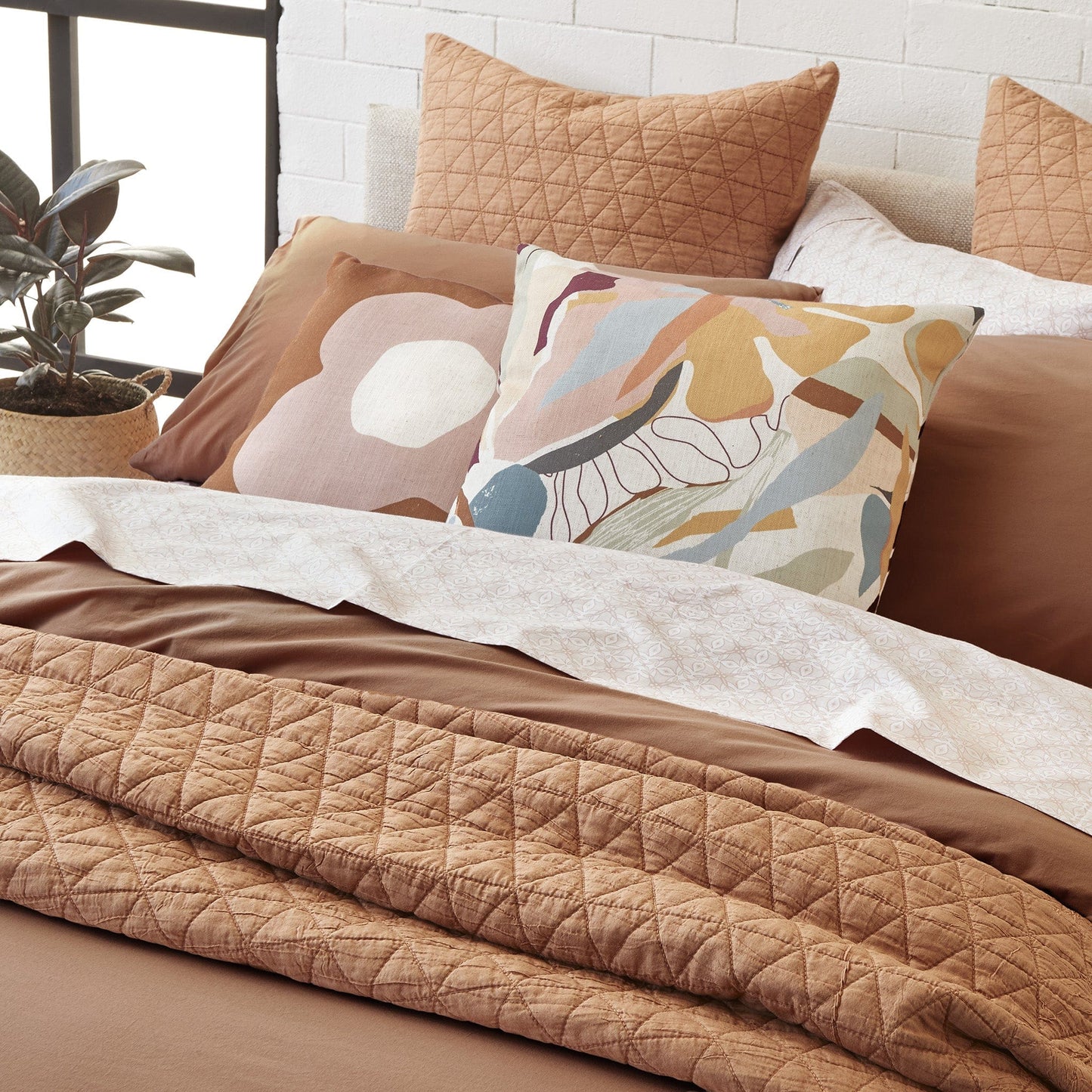 Alex Liddy Edit Triangle Quilted Coverlet