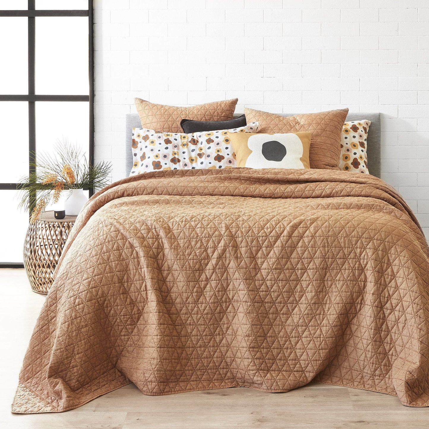 Alex Liddy Edit Triangle Quilted Coverlet