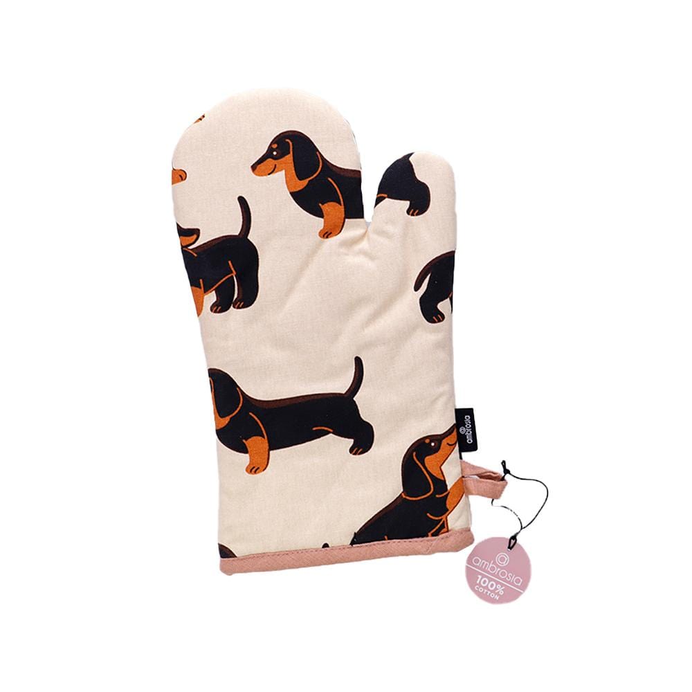 Ambrosia Cotton Oven Glove Dachshund