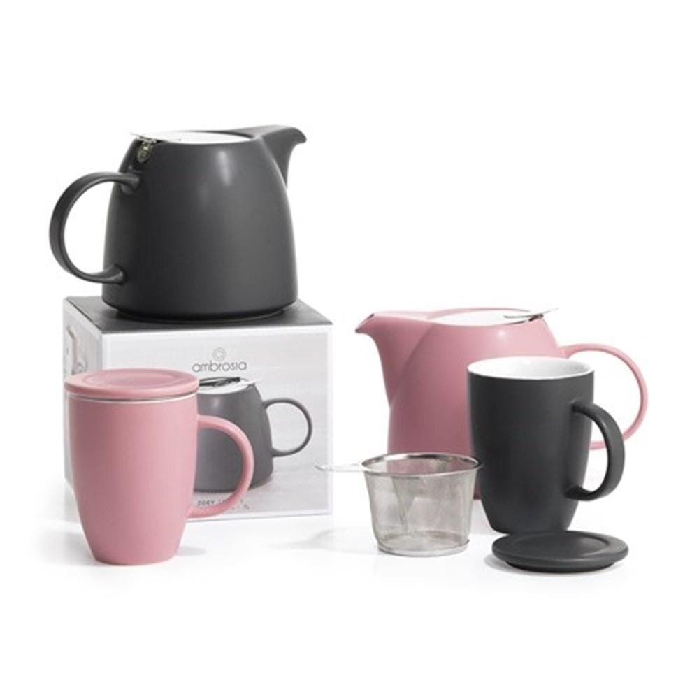 Ambrosia Zoey Teapot Charcoal 1L