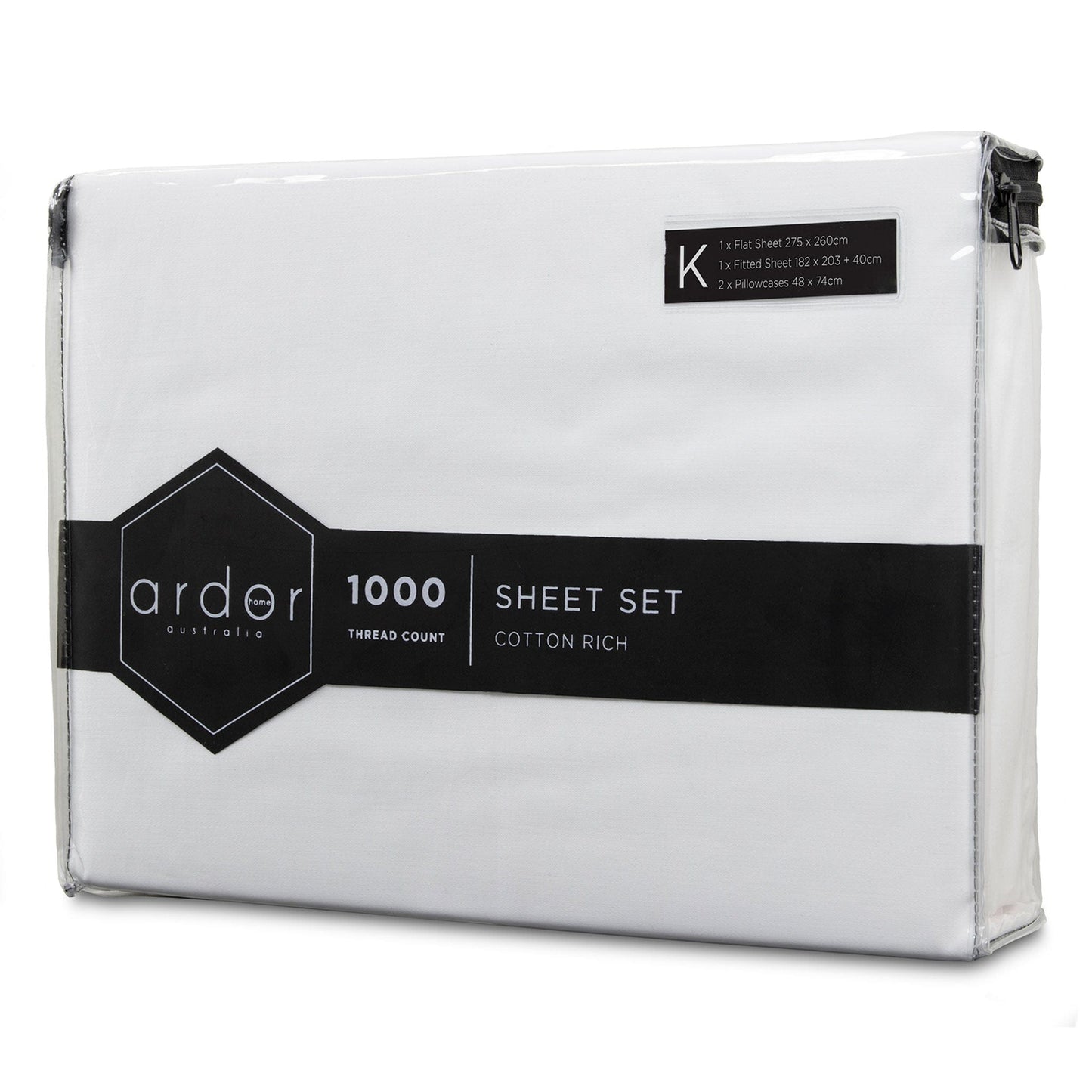 Ardor 1000TC Cotton Rich Sheet Set