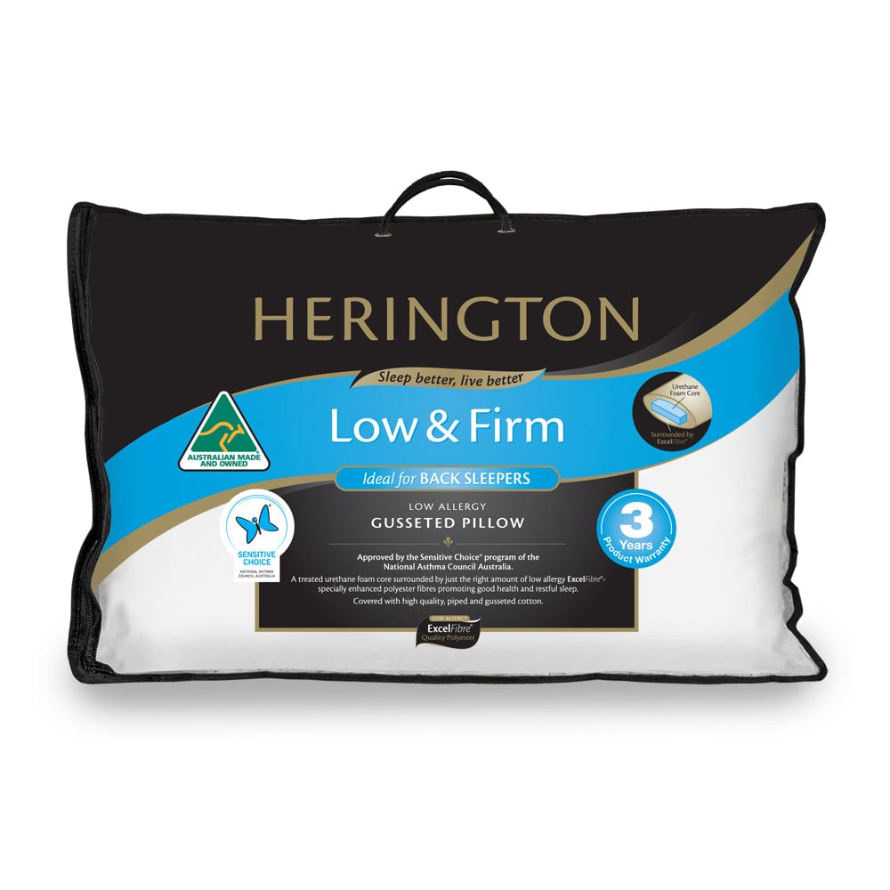 Herington Low Firm Pillow with Gusset