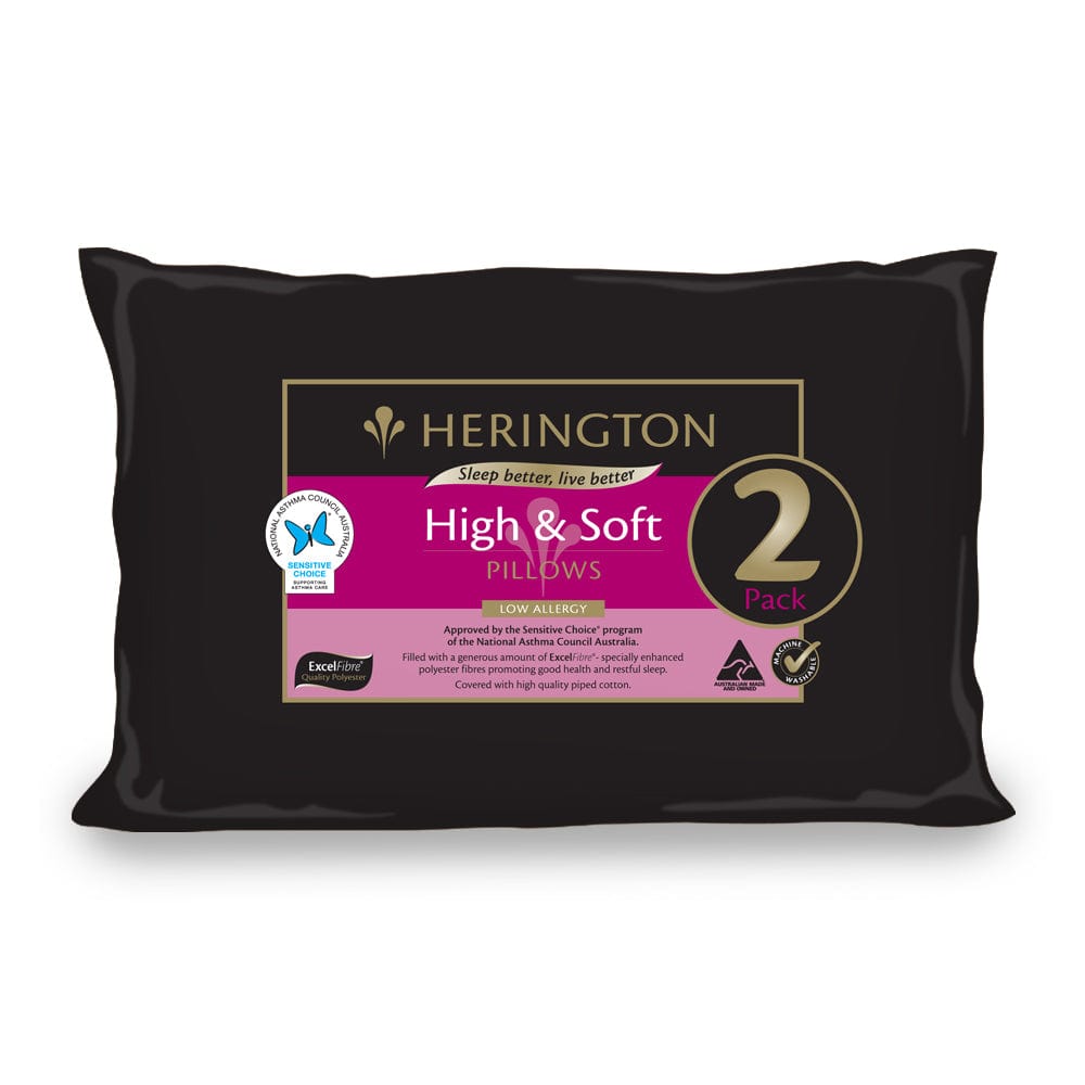 Herington Set of 2 High Soft Pillows