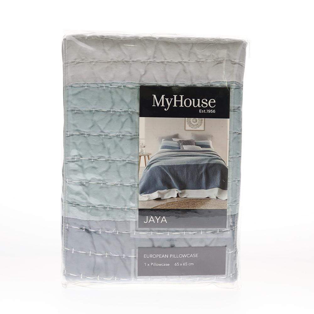 MyHouse Jaya Blue European Pillowcase