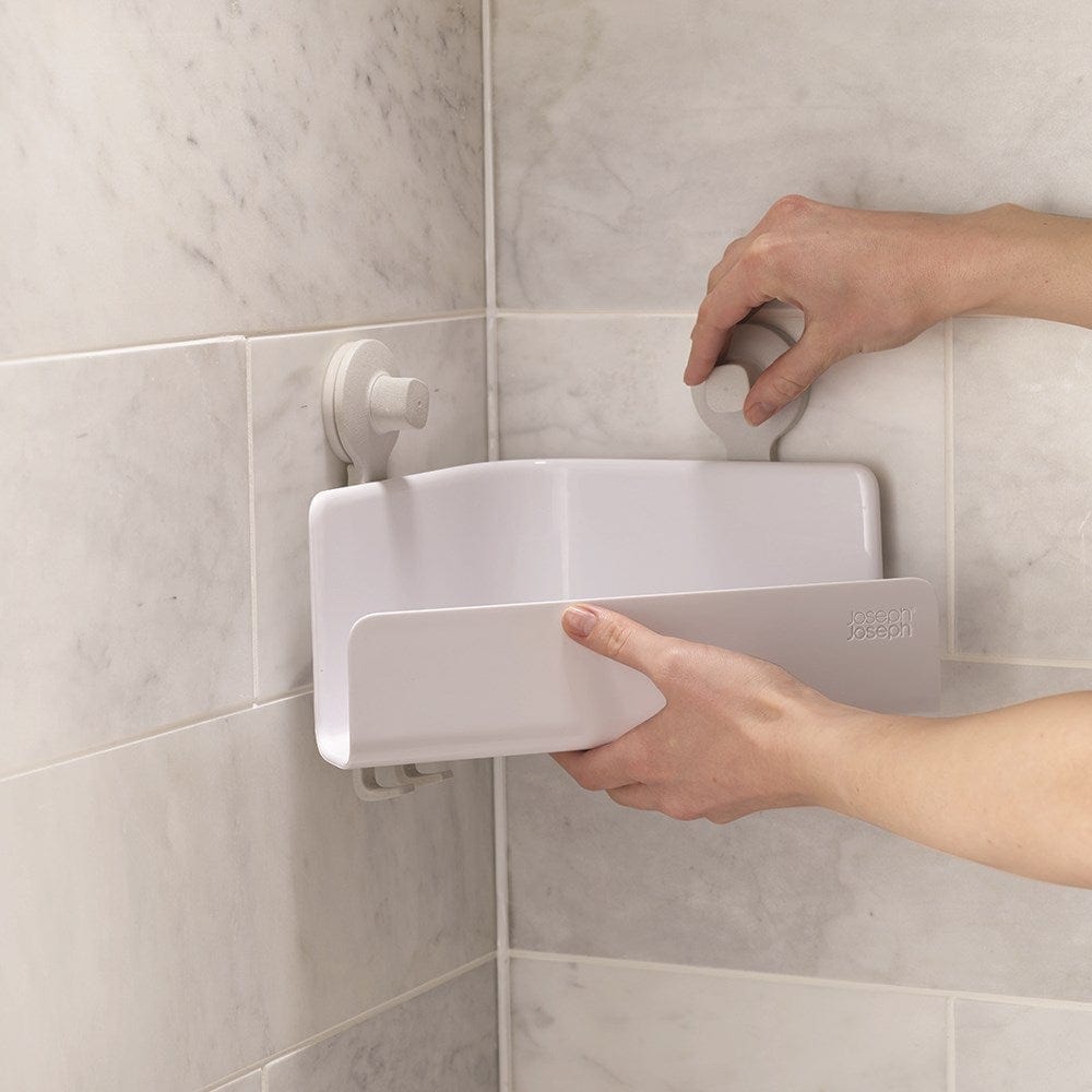 Joseph Joseph EasyStore Corner Shower Caddy 2 Pack White