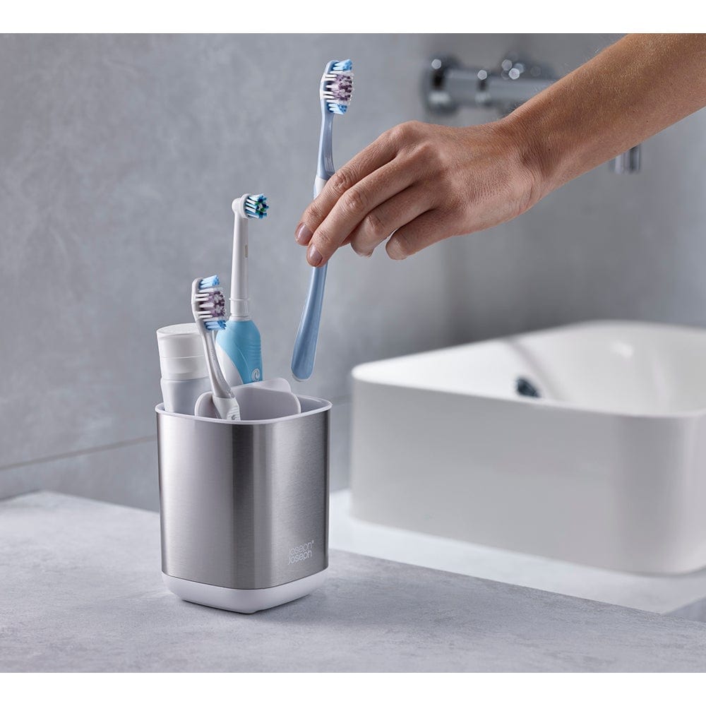 Joseph Joseph Easystore Steel Toothbrush Caddy