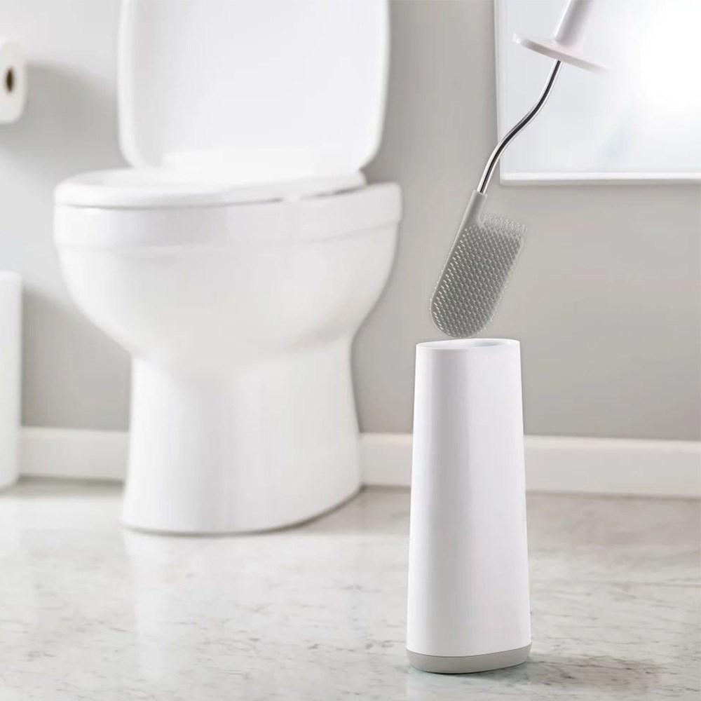 Joseph Joseph Flex Smart Toilet Brush Grey & White