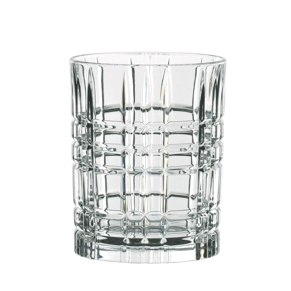 Nachtmann Highland 4 Piece Mixed Crystal Glass Tumbler Set 345ml