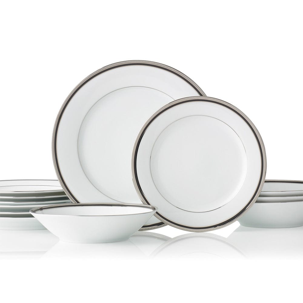 Noritake Toorak Noir 12 Piece Dinner Set