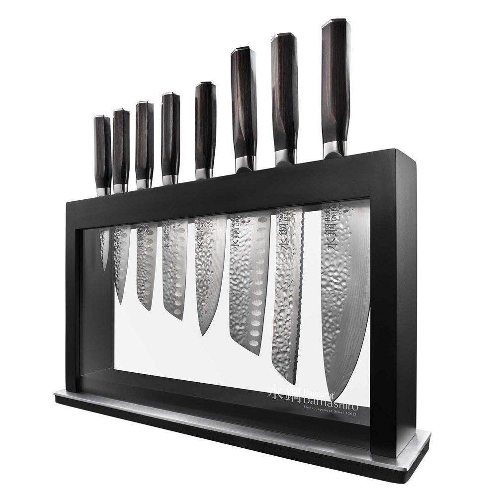 Baccarat Damashiro EMPEROR Hisa 9 Piece Knife Block