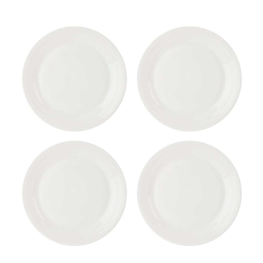 Royal Doulton 1815 Pure Set of 4 Dinner Plates 28cm White