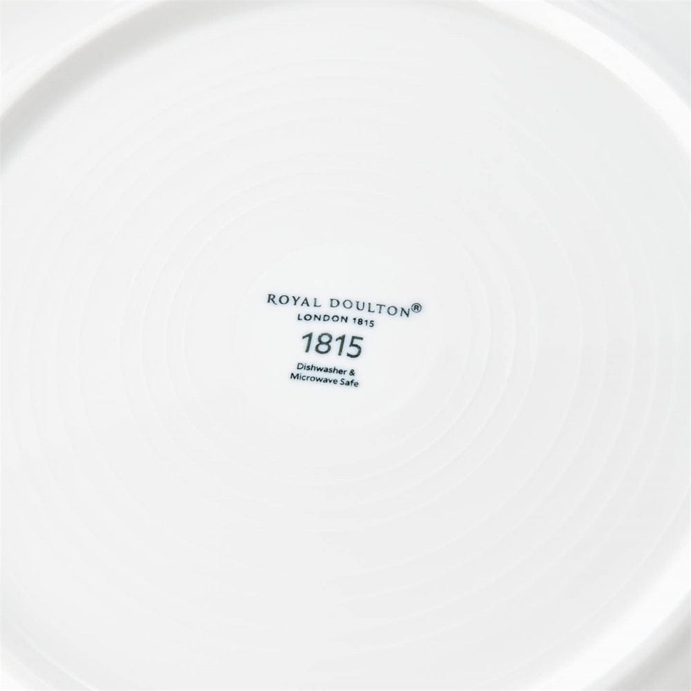 Royal Doulton 1815 Pure Set of 4 Dinner Plates 28cm White