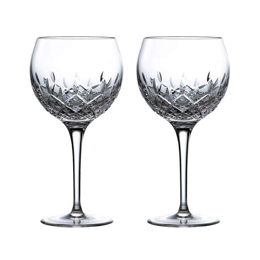 Royal Doulton R&D Collection Highclere Pair of Crystal Balloon Glasses