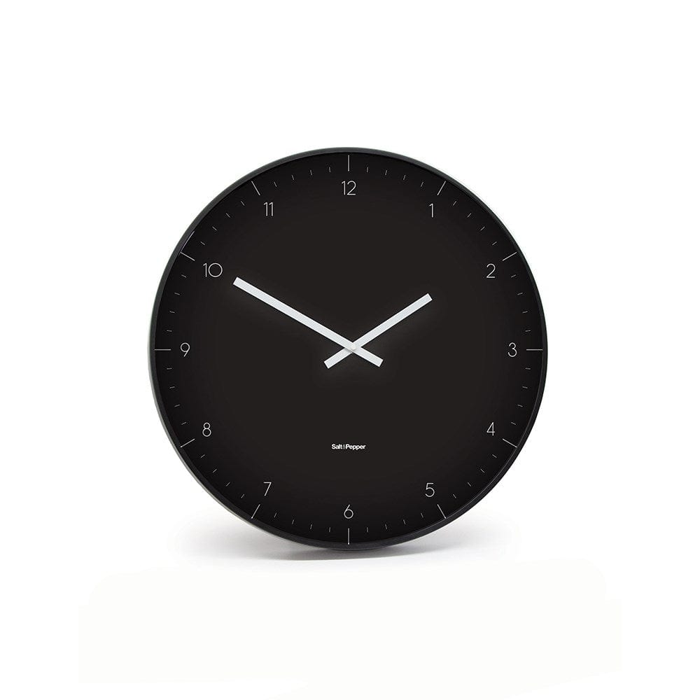 Salt & Pepper Elio Metal Clock – House