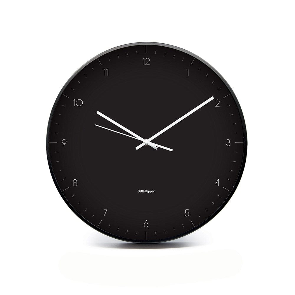 Salt & Pepper Elio Metal Clock – House