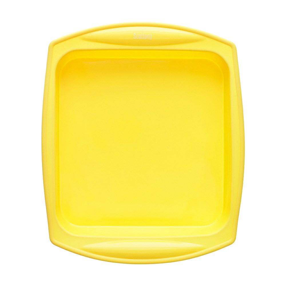 Scullery Kolori Silicone Square Baking Pan Yellow