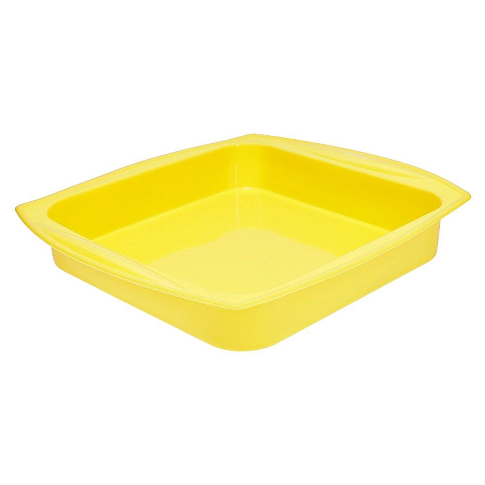 Scullery Kolori Silicone Square Baking Pan Yellow