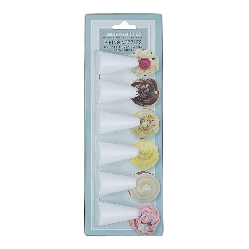 Soffritto Professonal Bake Acrylic Nozzle Set of 6