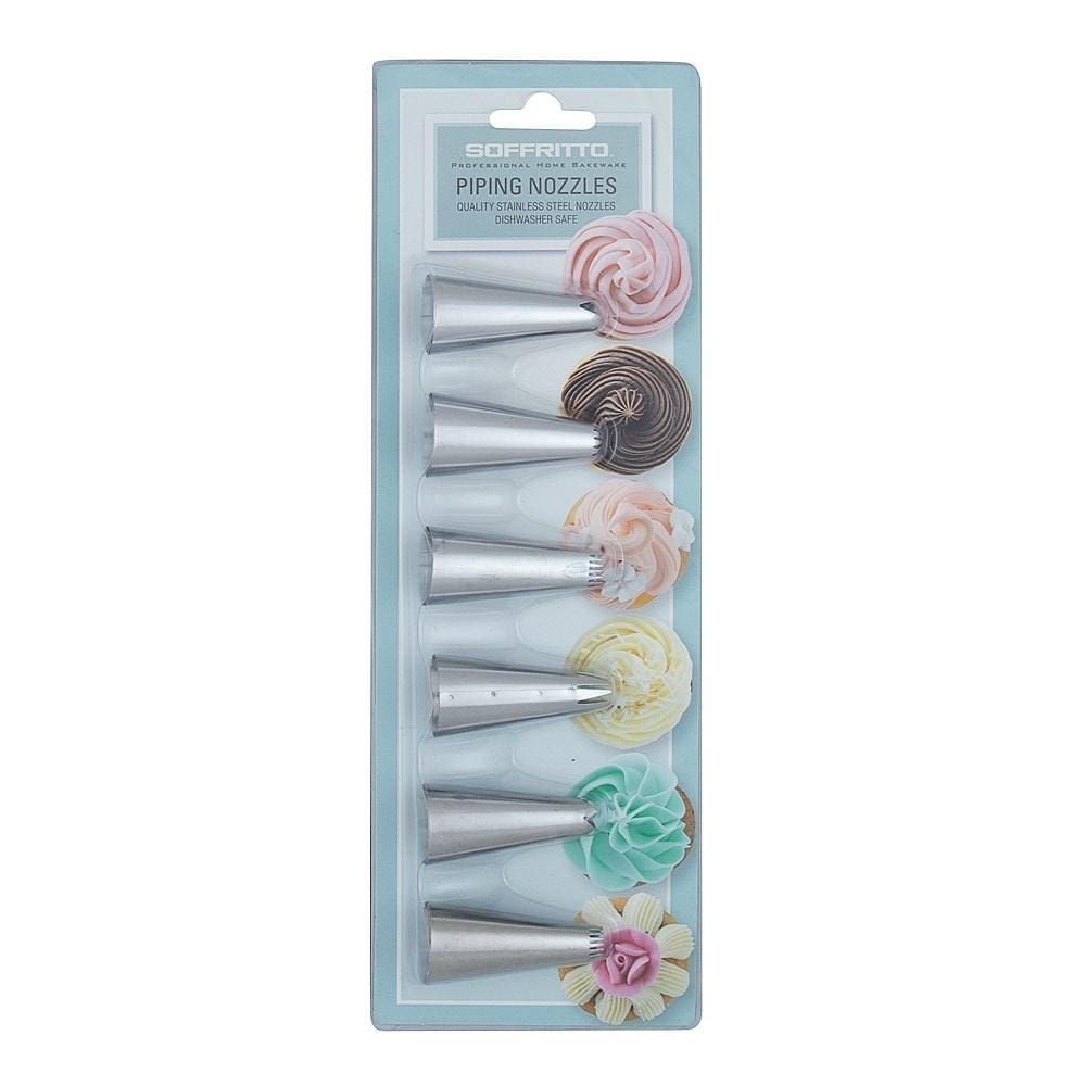 Soffritto Professonal Bake Stainless Steel Nozzle Set of 6